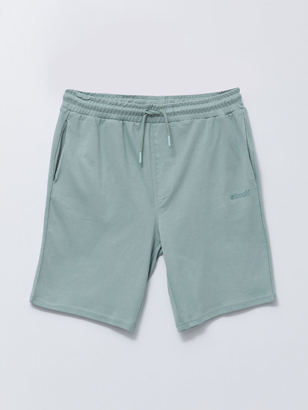 Standard Pattern Knitted Men's Shorts -S27857Z8-SDY