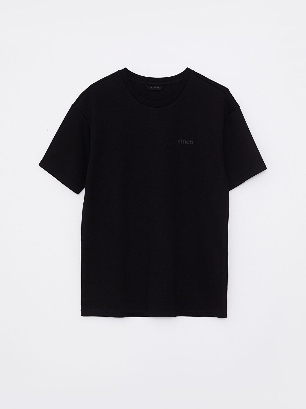 Crew Neck Short Sleeve Men's Sweatshirt-5