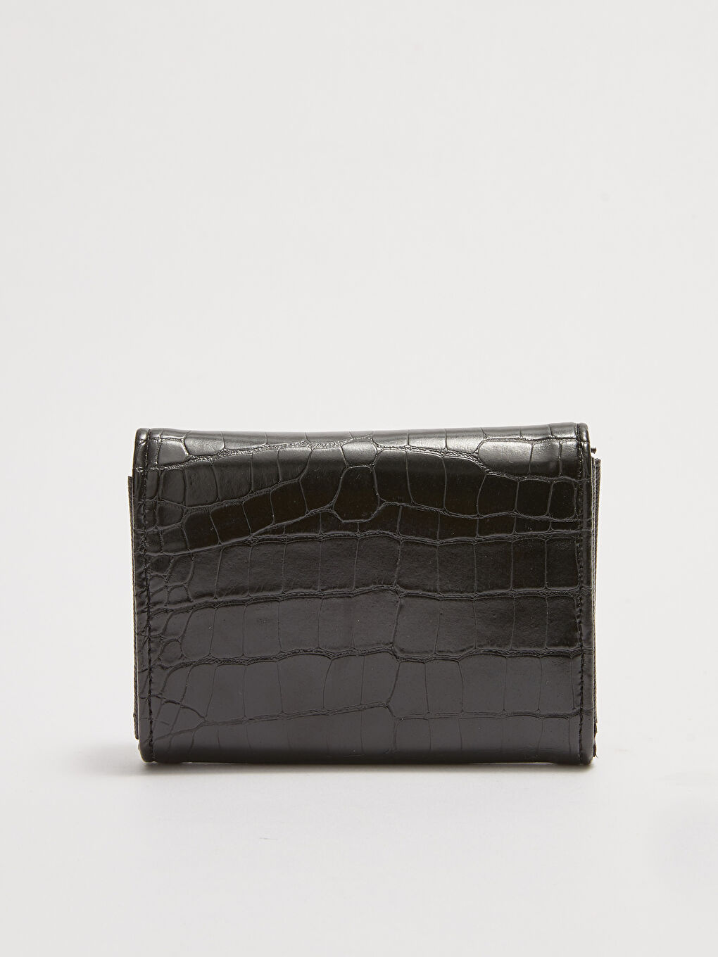 Portefeuille à Rabat Aspect Cuir pour Femmes-1