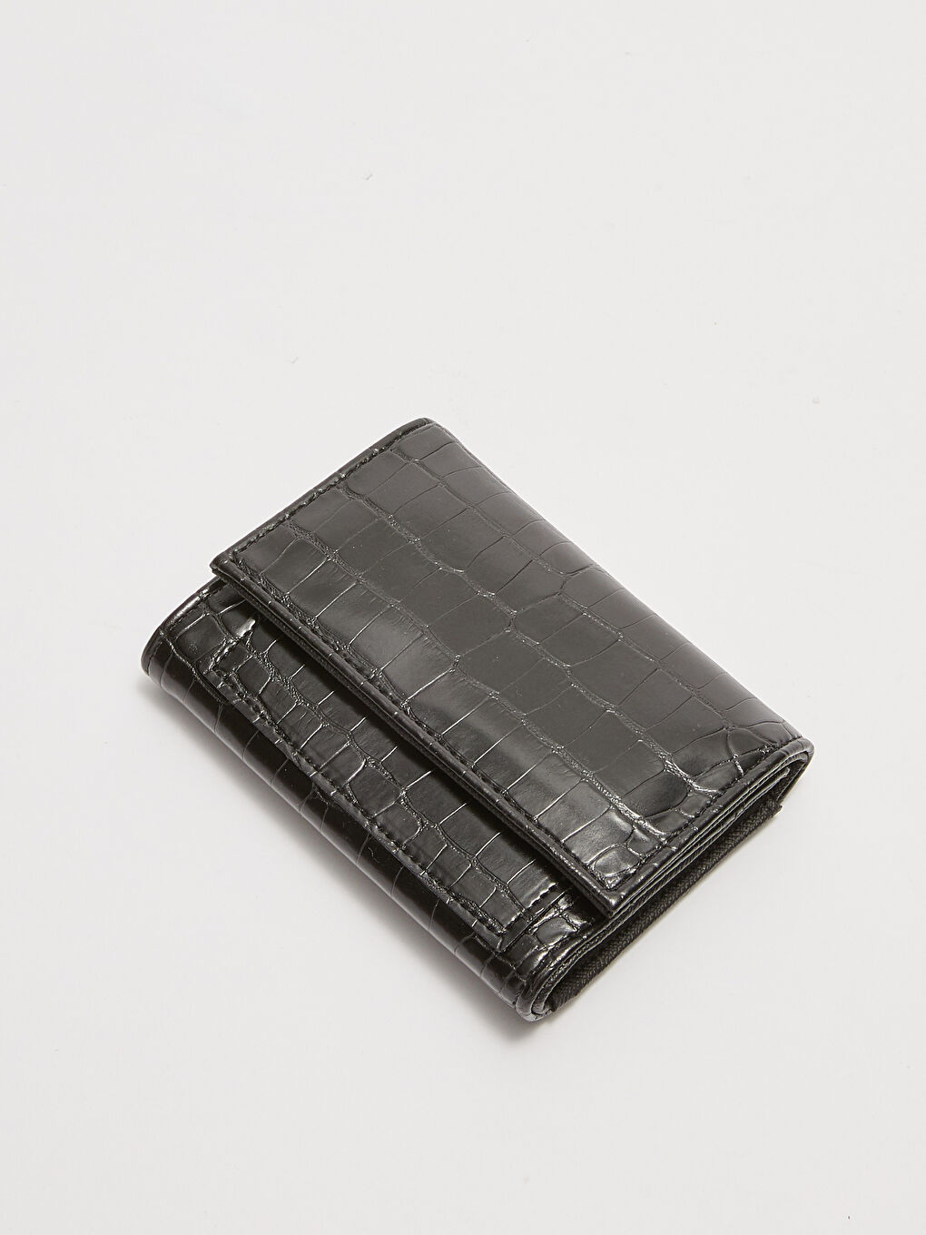 Portefeuille à Rabat Aspect Cuir pour Femmes-2