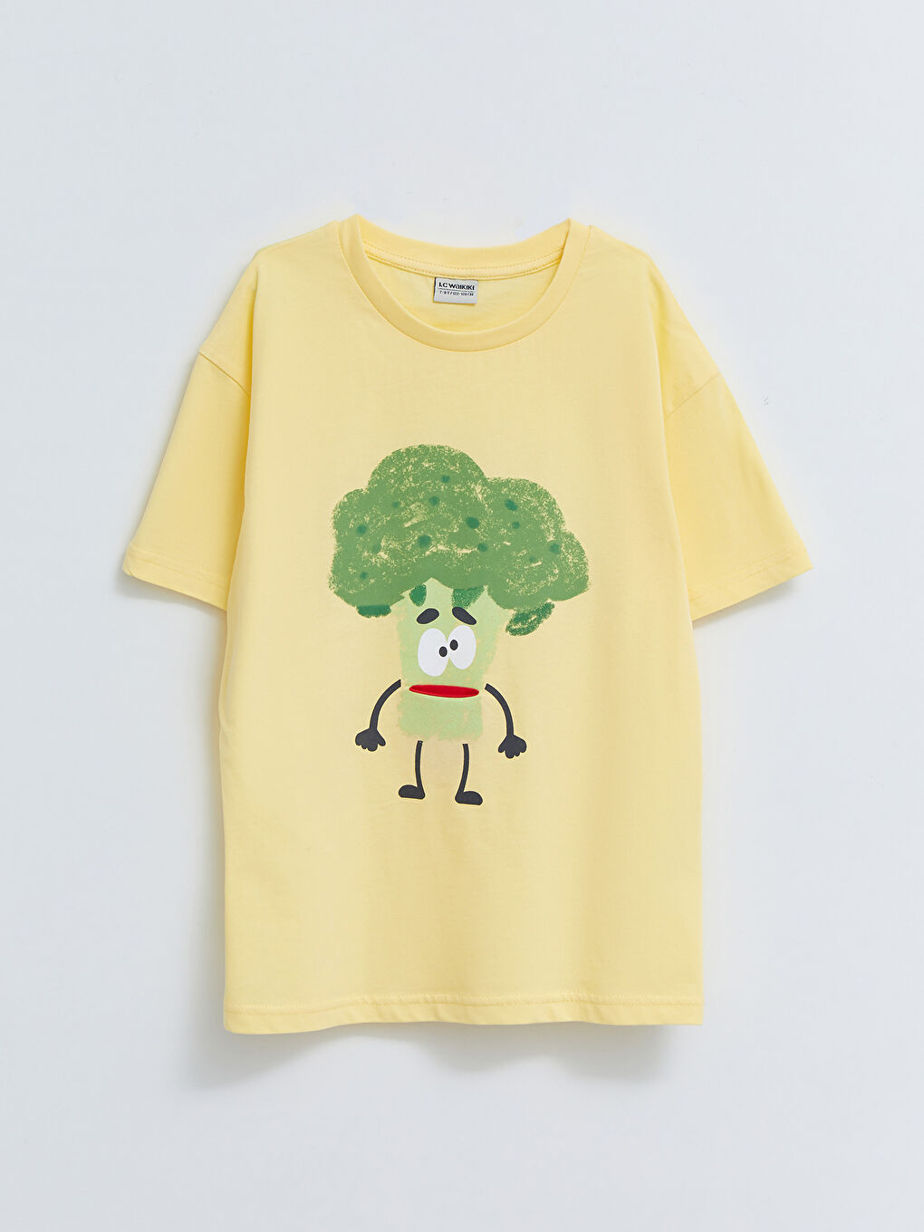Crew Neck Printed Short Sleeve Cotton Boy T-shirt