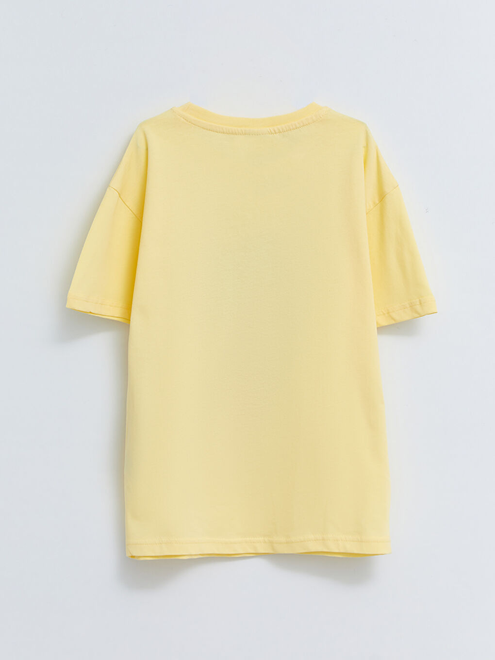 Crew Neck Printed Short Sleeve Cotton Boy T-shirt-1