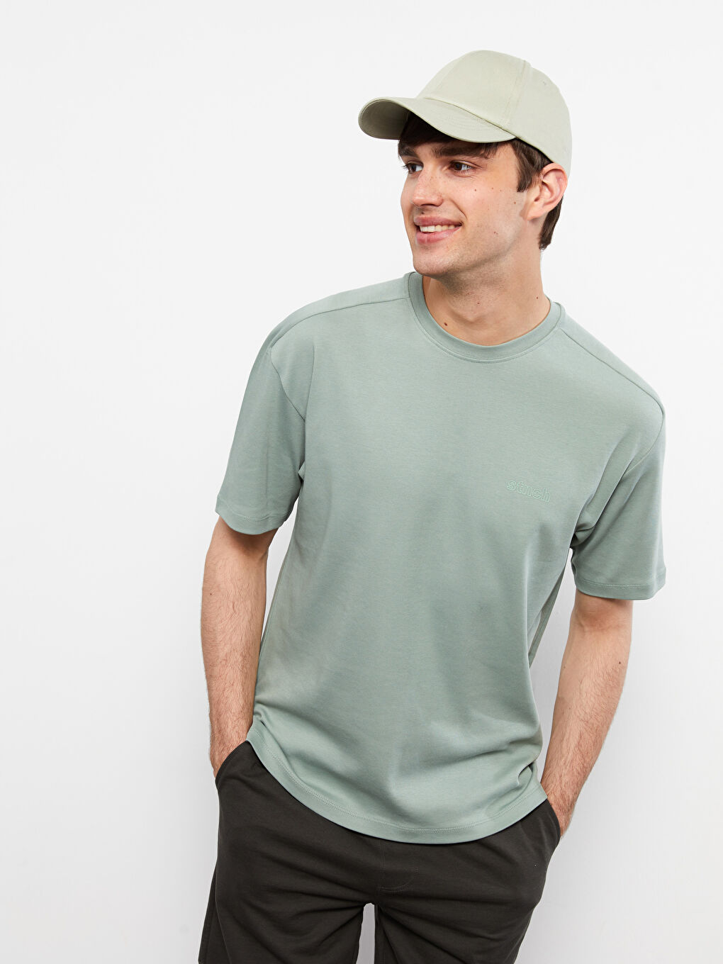 Crew Neck Jersey Men's T-Shirt