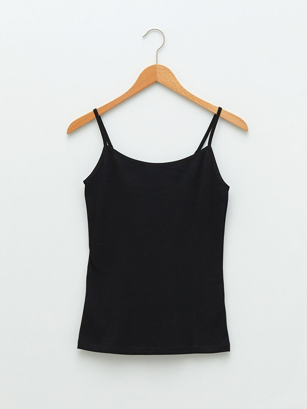 Women's U Neck Plain Tank Top-5