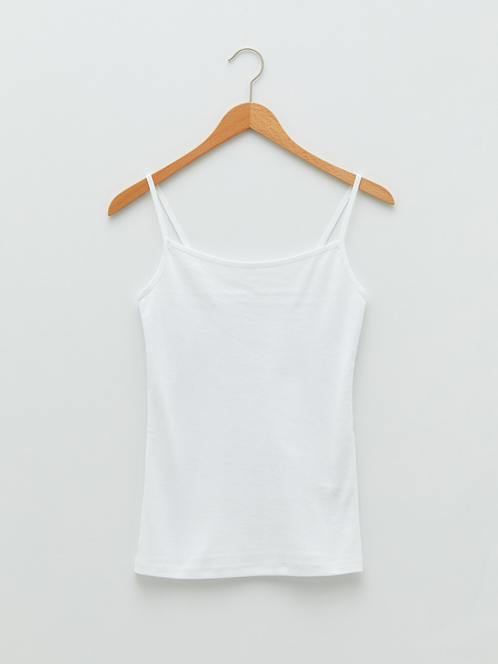 Women's U Neck Plain Tank Top-5