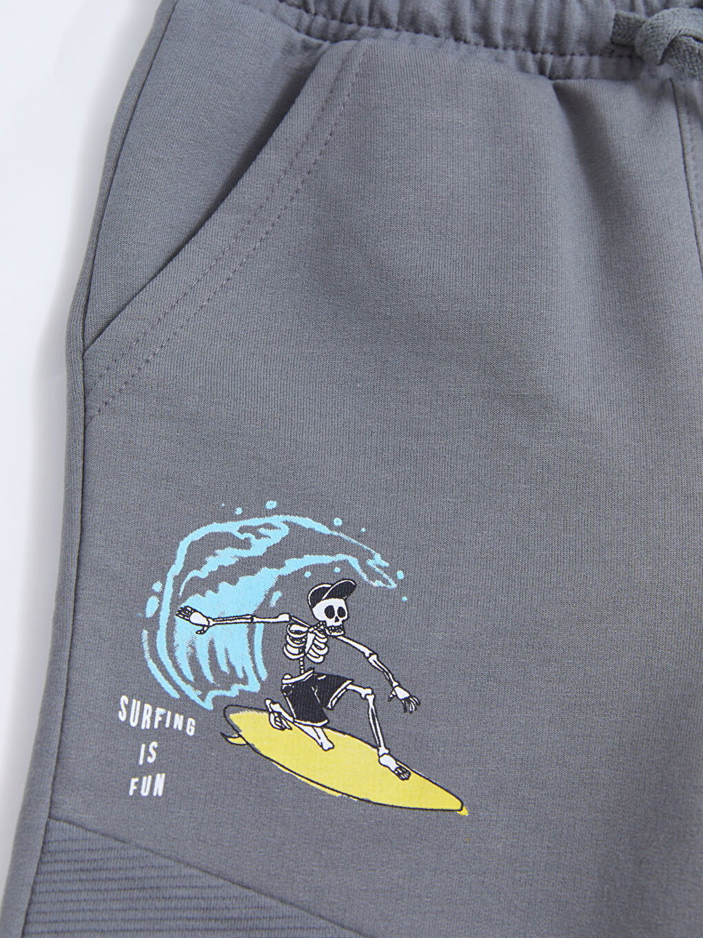 Elastic Waist Printed Boys' Roller-2