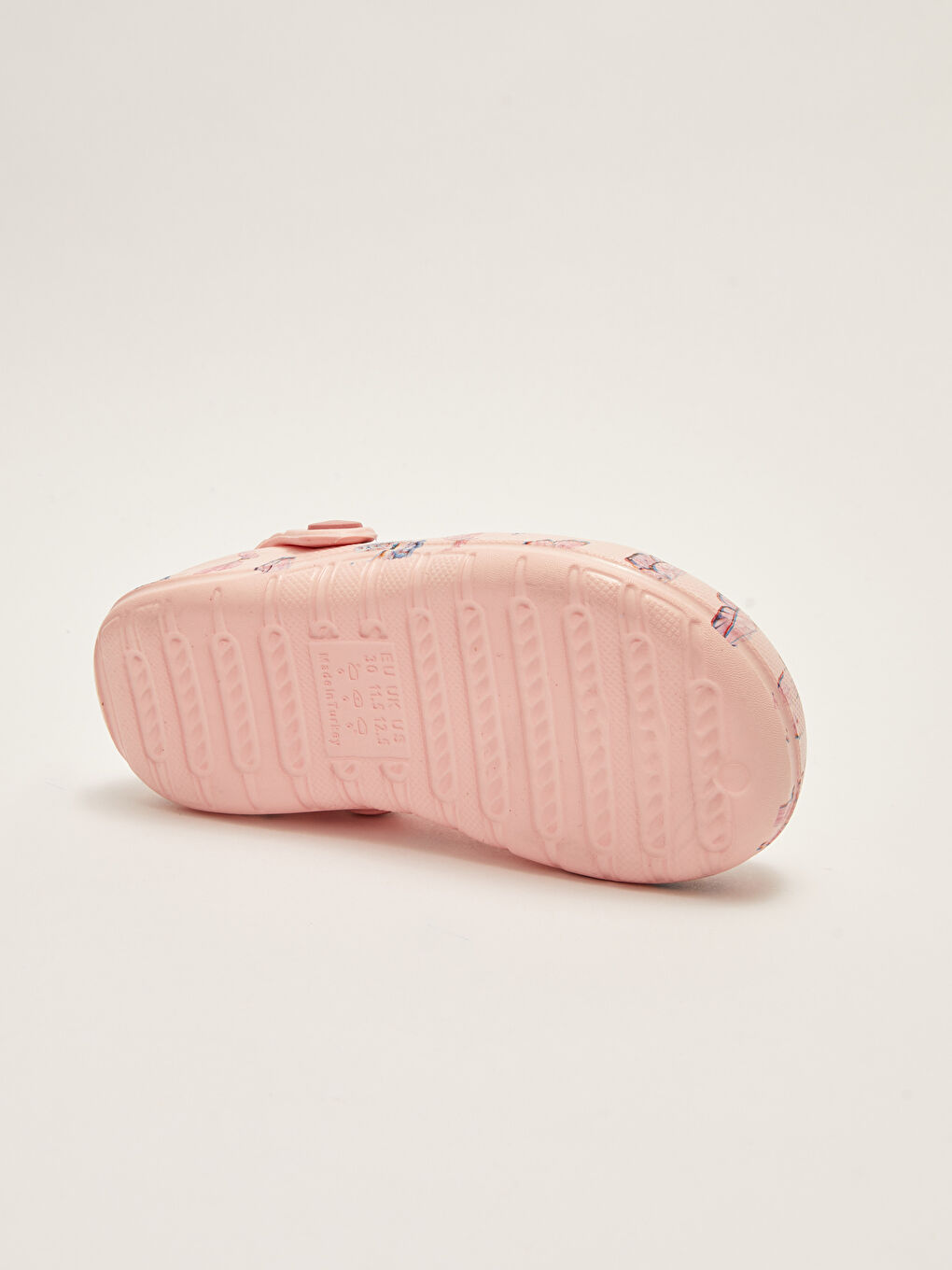 Pembe Baskılı Kız Çocuk Plaj Sandaleti-3