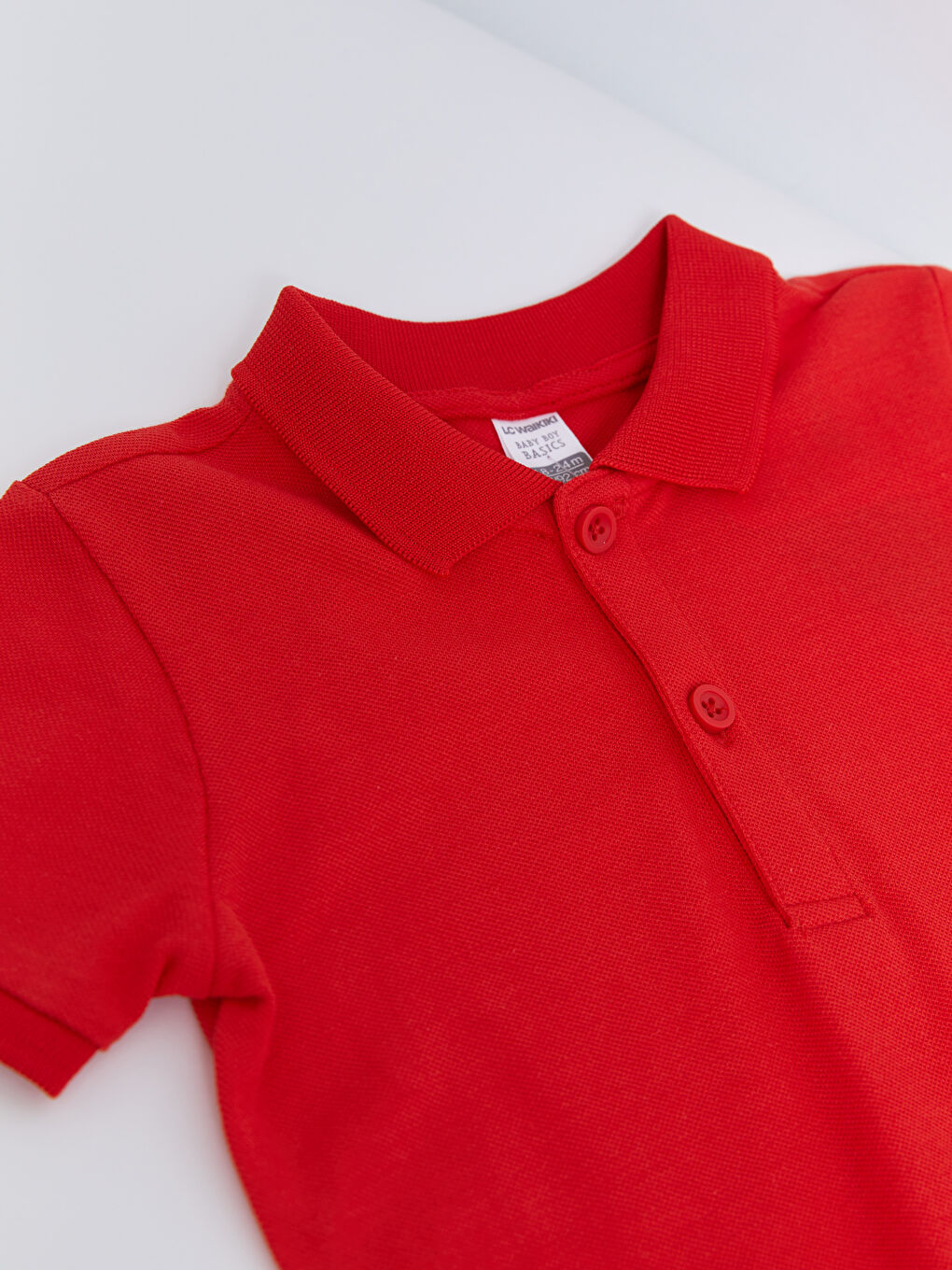 Polo Neck Short Sleeve Basic Baby Boys' T-Shirt-2