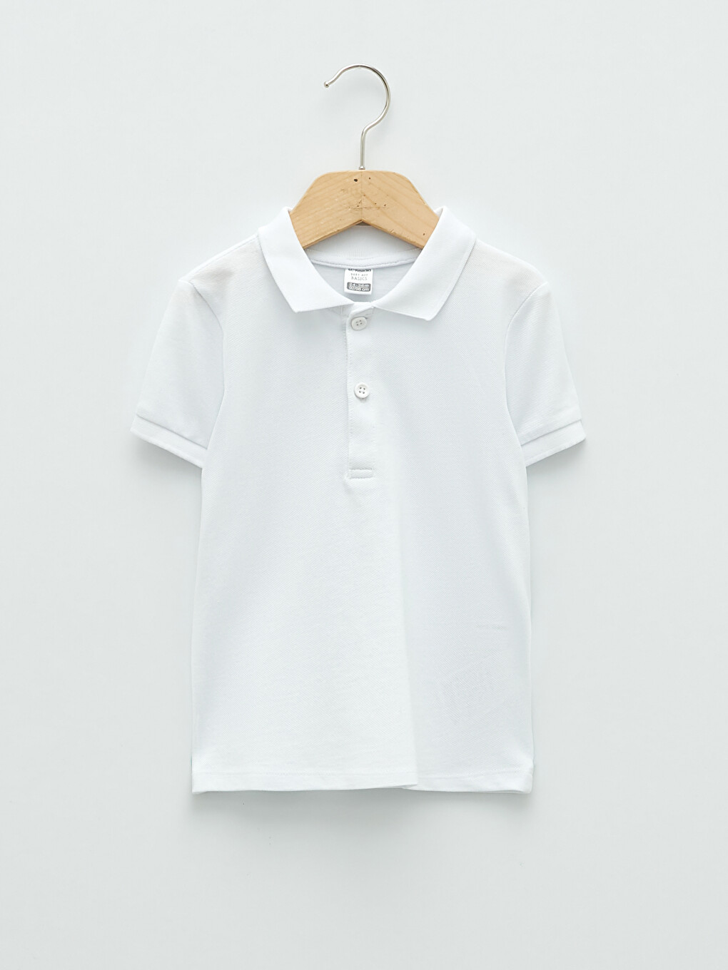 Tricou Basic Pentru Bebeluși Băieți Cu Guler Polo Și Mânecă Scurtă