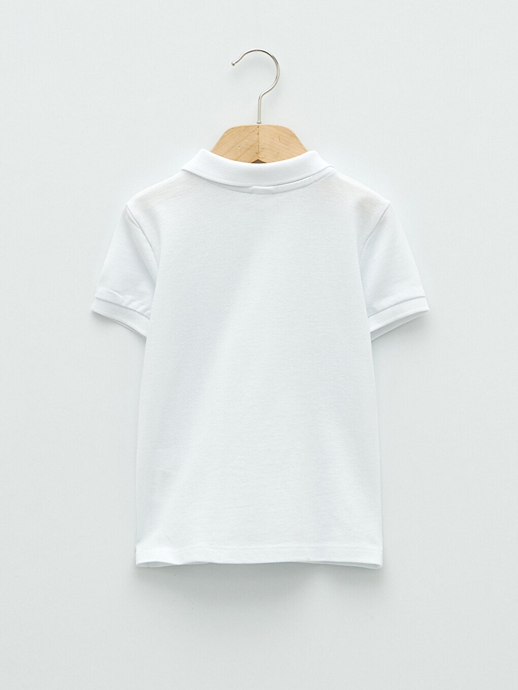 Tricou Basic Pentru Bebeluși Băieți Cu Guler Polo Și Mânecă Scurtă-1