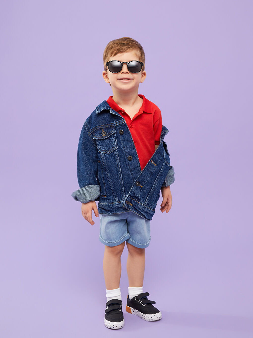 Polo Neck Short Sleeve Basic Baby Boys' T-Shirt