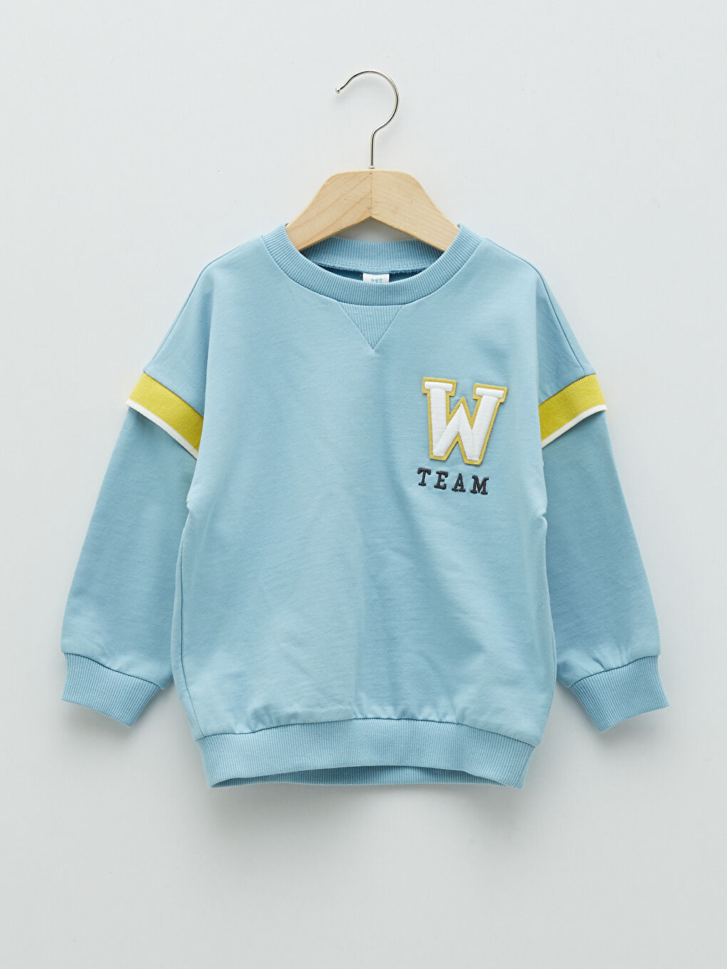 Crew Neck Long Sleeve Printed Baby Boys' Sweatshirt-4