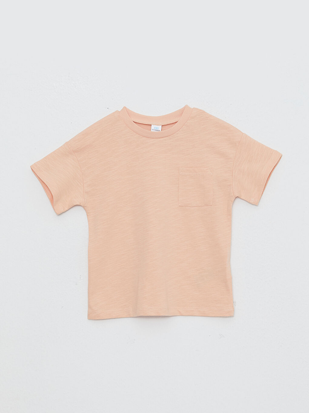 Crew Neck Short Sleeve Basic Cotton Baby Boy T-Shirt -S27946Z1-FME