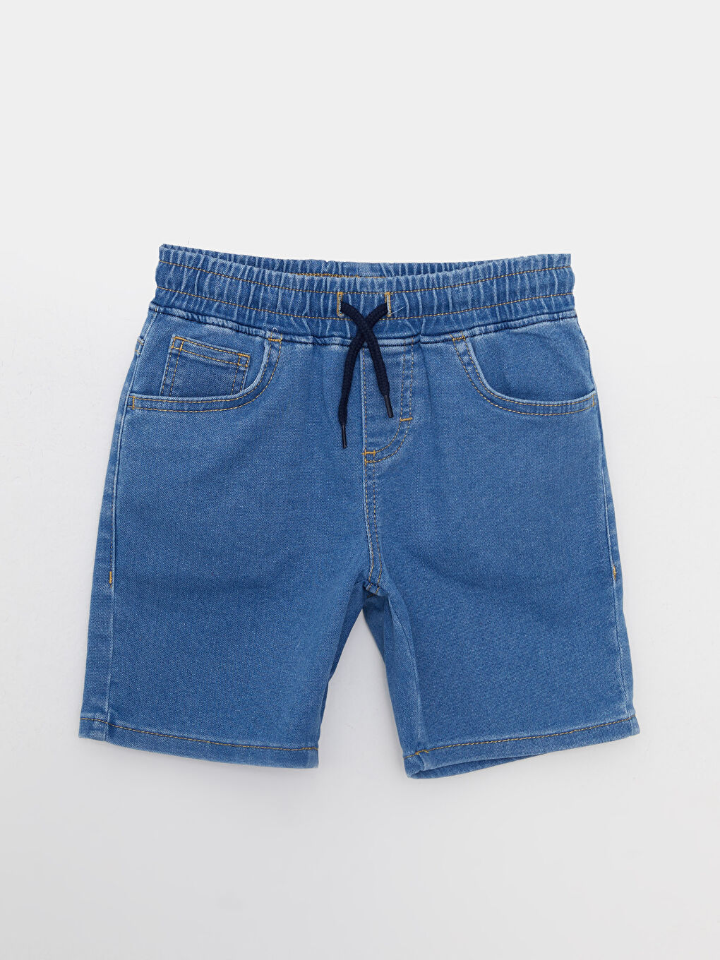 Boys' Elastic Waist Denim Shorts