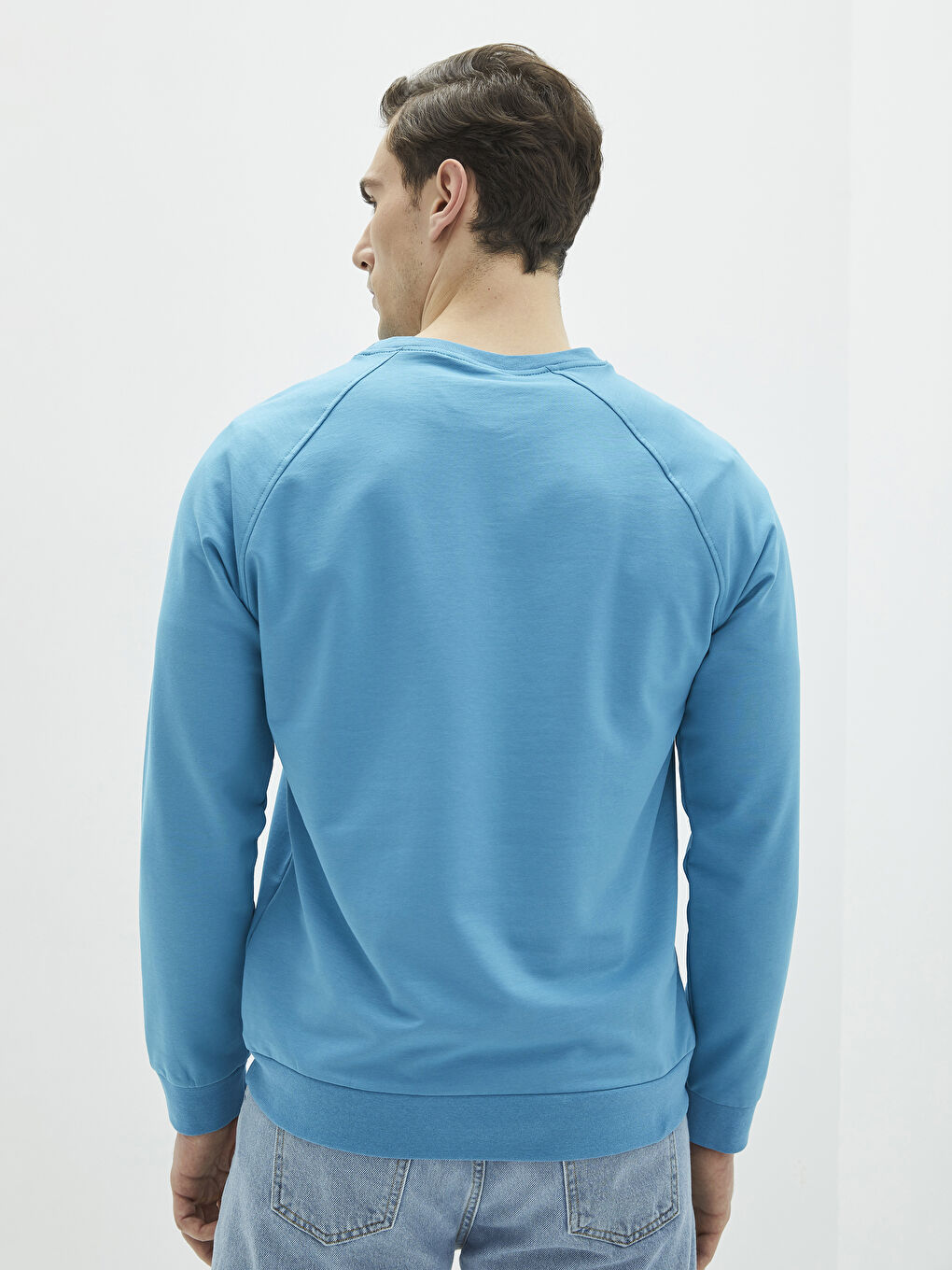 LC Waikiki Crew Neck Long Sleeve Printed Men's Sweatshirt -S28012Z8-GUL
