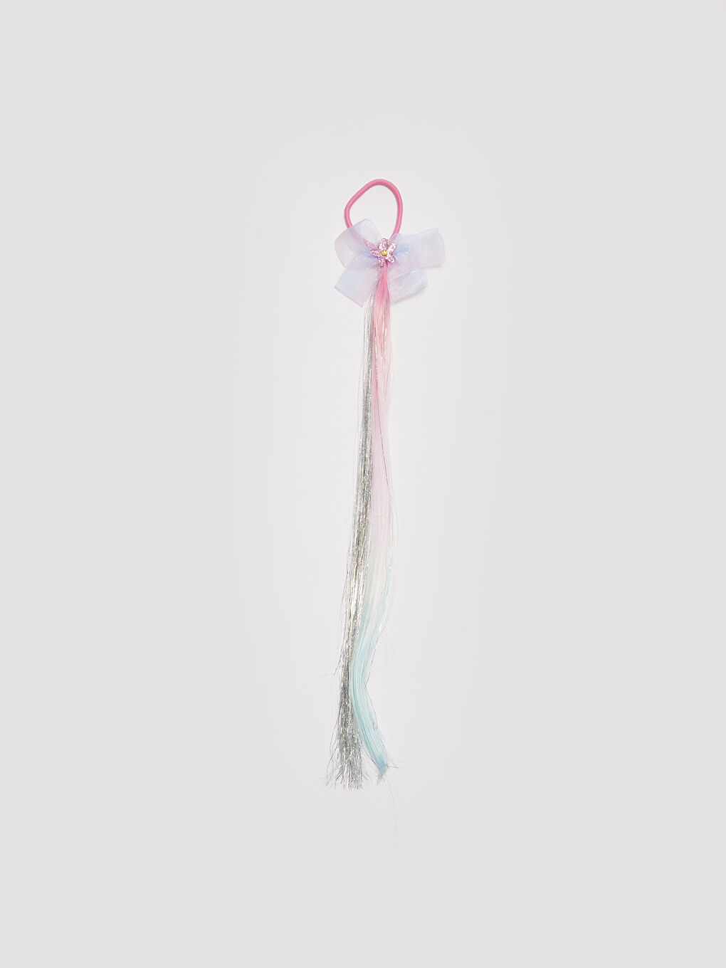 بنات رباط مطاطي مشبك شعر لامع ملون