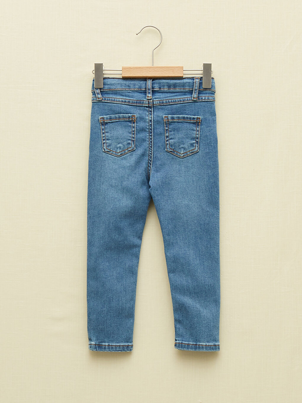İndigo Skinny Fit Basic Erkek Bebek Jean Pantolon-4