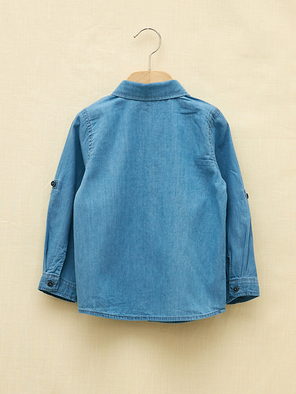 Langärmliges Baby Jungen Jeanshemd-1