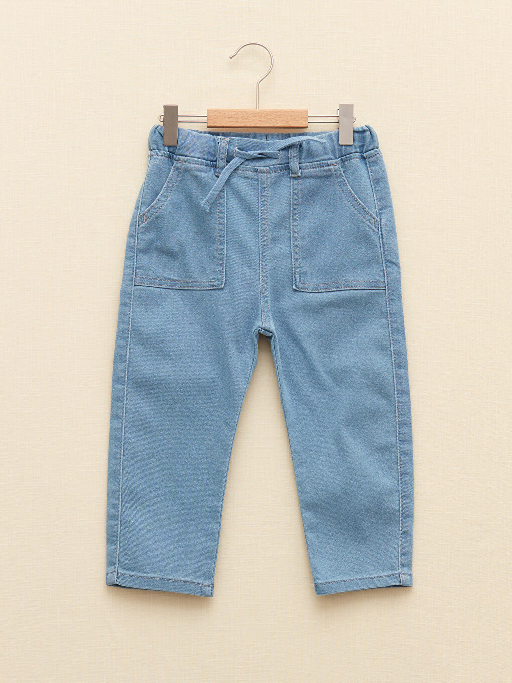 KIDSCOOL SPACE Jeans bébé fille garçon, bande élastique pour petit enfant à l'intérieur d'un