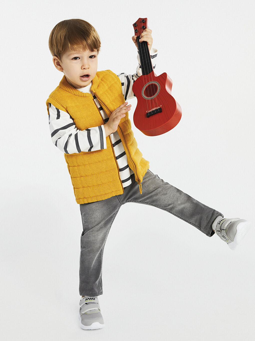 Skinny Fit Basic Baby Boy Jean Trousers-2