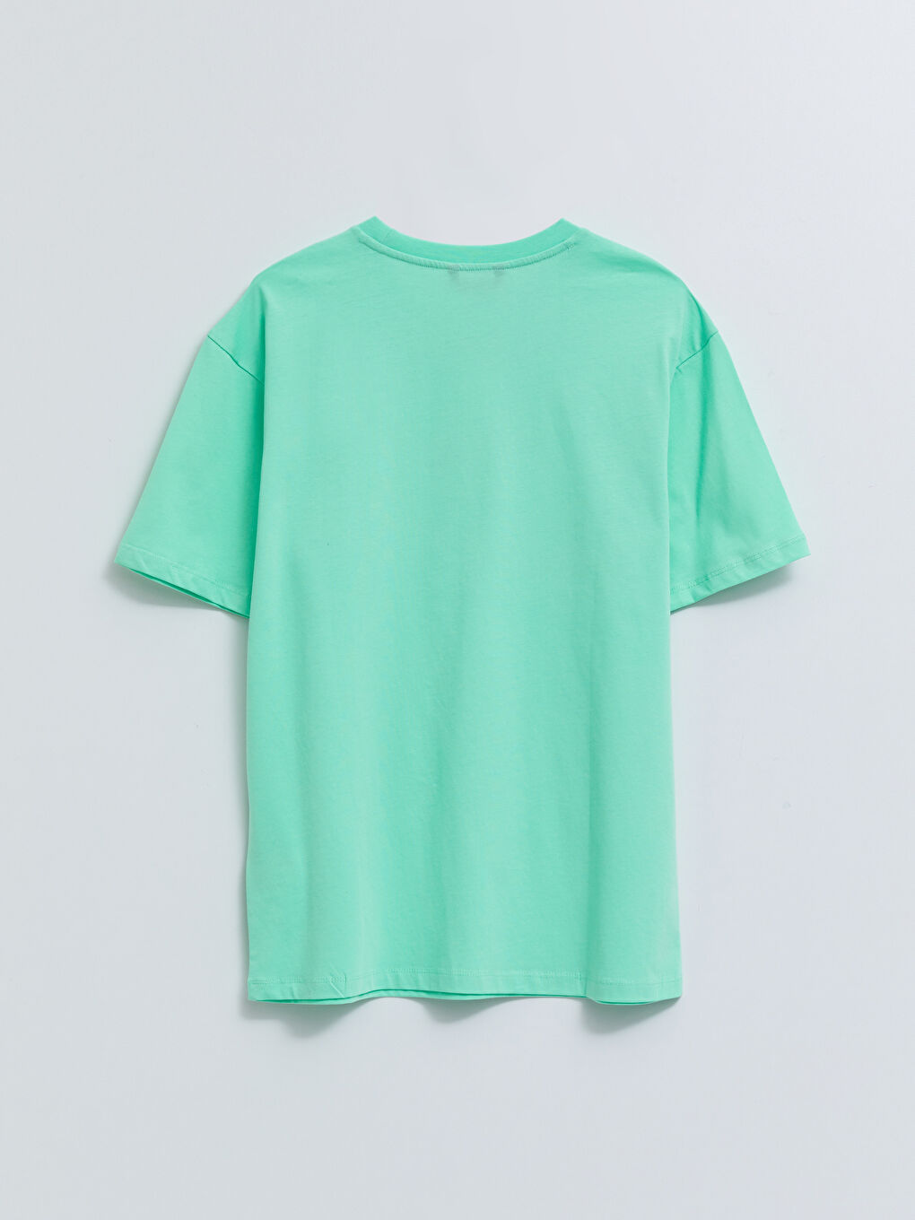 Oversize Crew Neck Short Sleeve Printed Jersey Men's T-Shirt-1