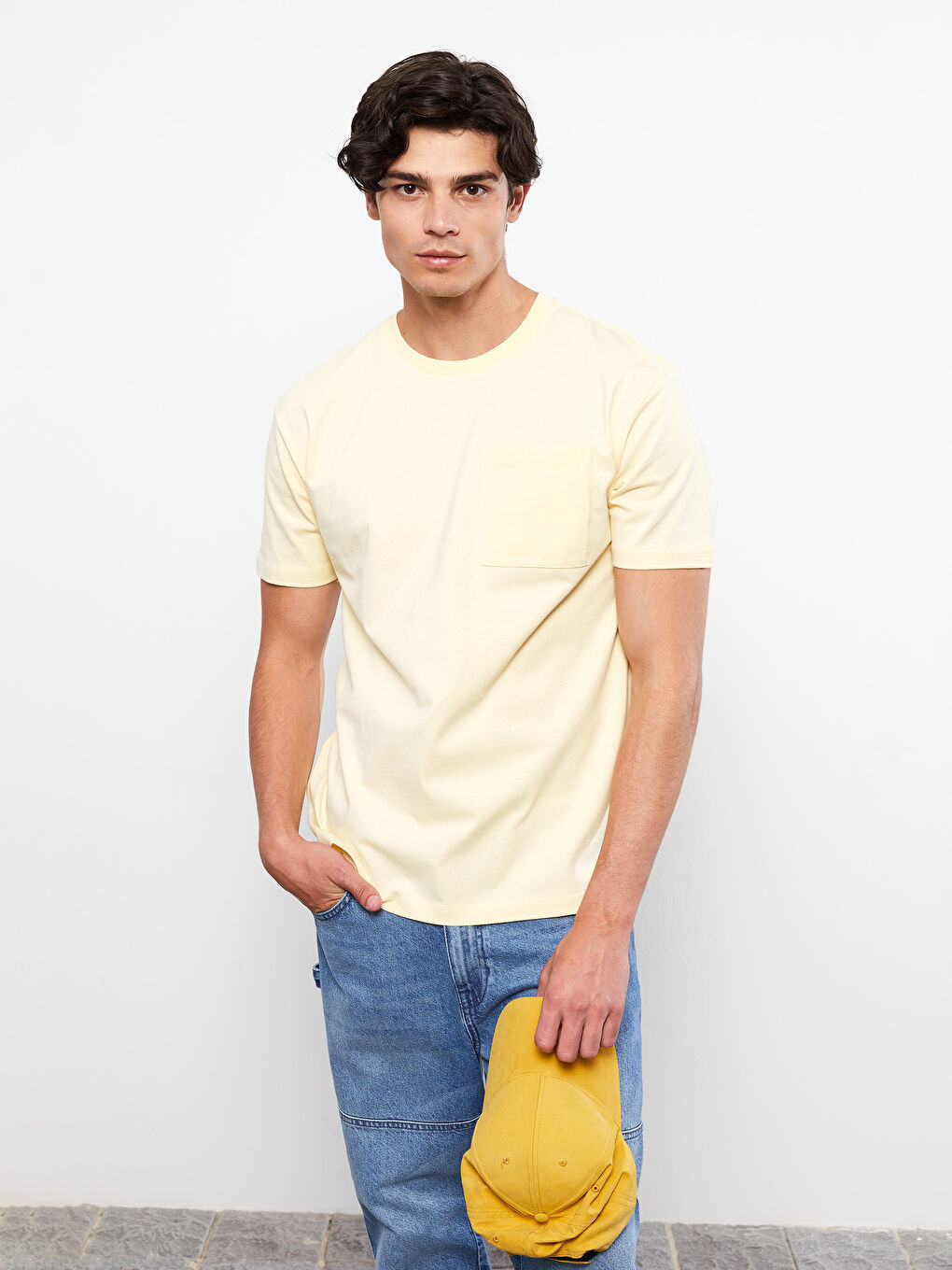 Oversize Crew Neck Short Sleeve Jersey Men's T-Shirt-1