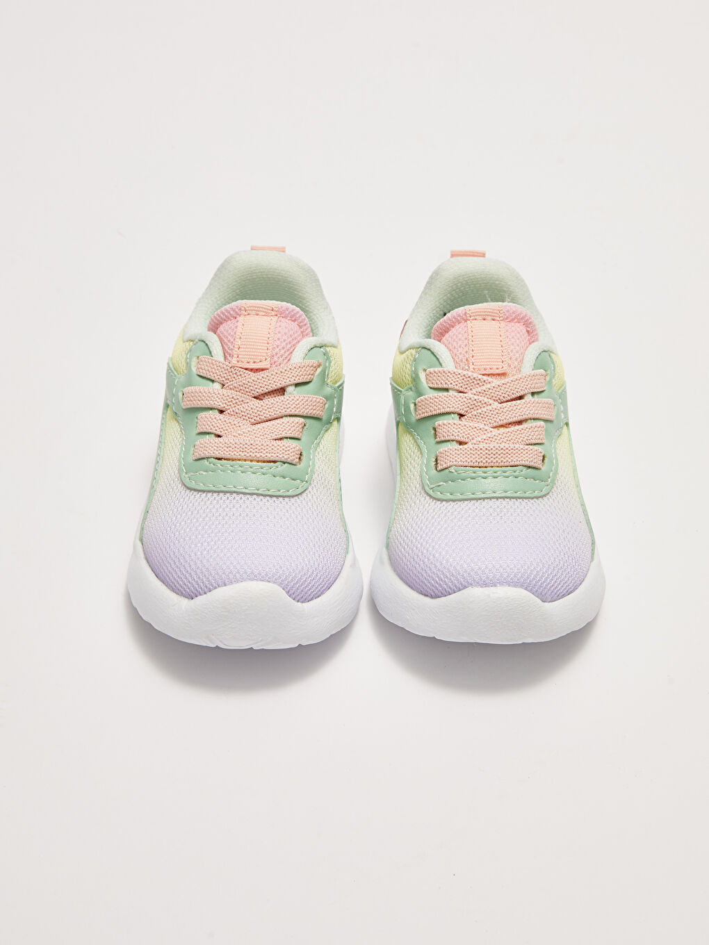 أحذية رياضية بناتي رضع برباط ونعل سميك للمشي-5