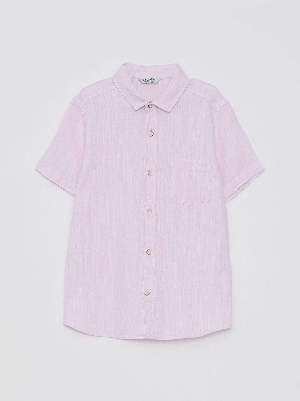 Osnovna Košulja od Popelina s Kratkim Rukavima za Dječake