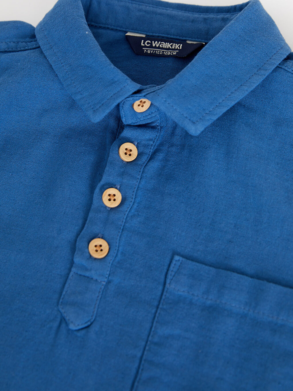 Mavi Basic Kısa Kollu Erkek Çocuk Gömlek-2