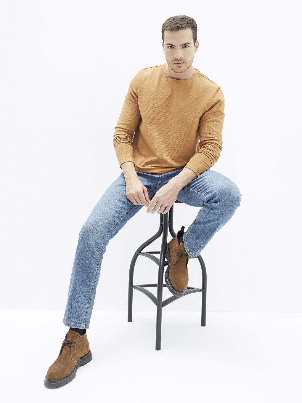 SOUTHBLUE Crew Neck Long Sleeve Men's Sweatshirt -S28167Z8-GUB