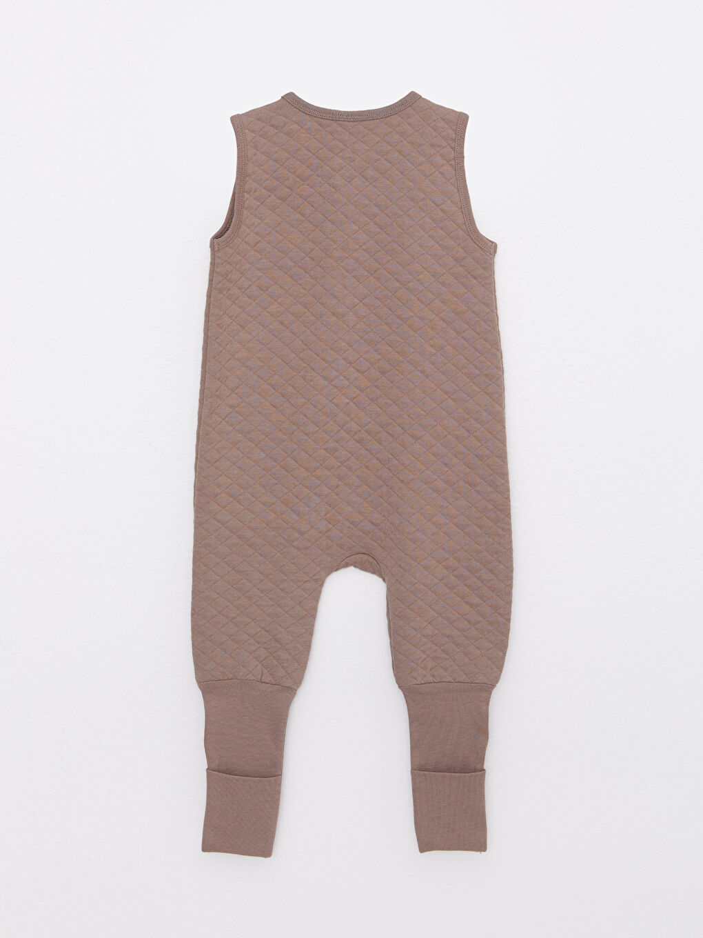 Kahverengi Bisiklet Yaka Erkek Bebek Fermuarlı Uyku Tulumu-1