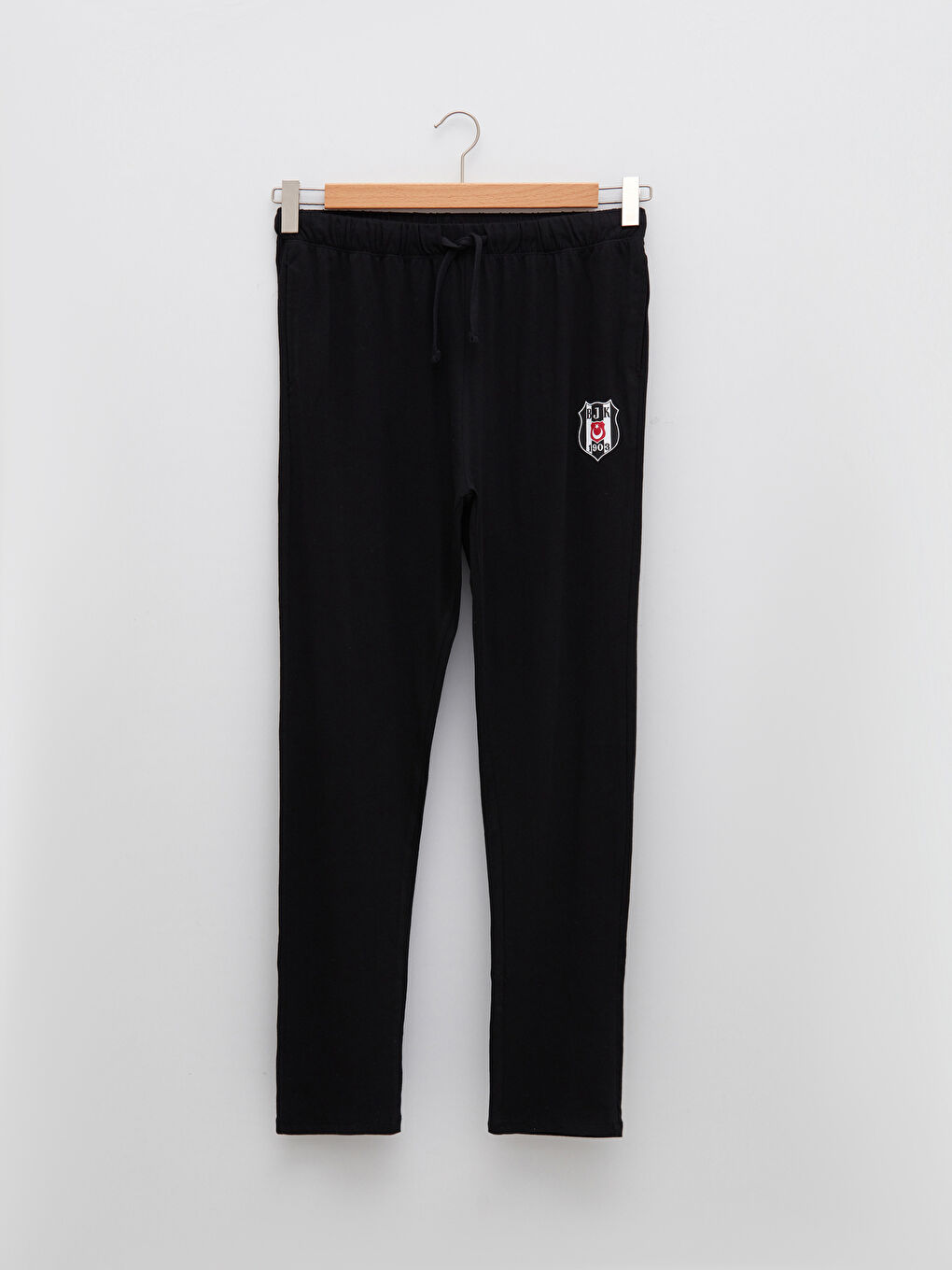 Gri Standart Kalıp Beşiktaş Baskılı Erkek Taraftar Pijama Takımı-8