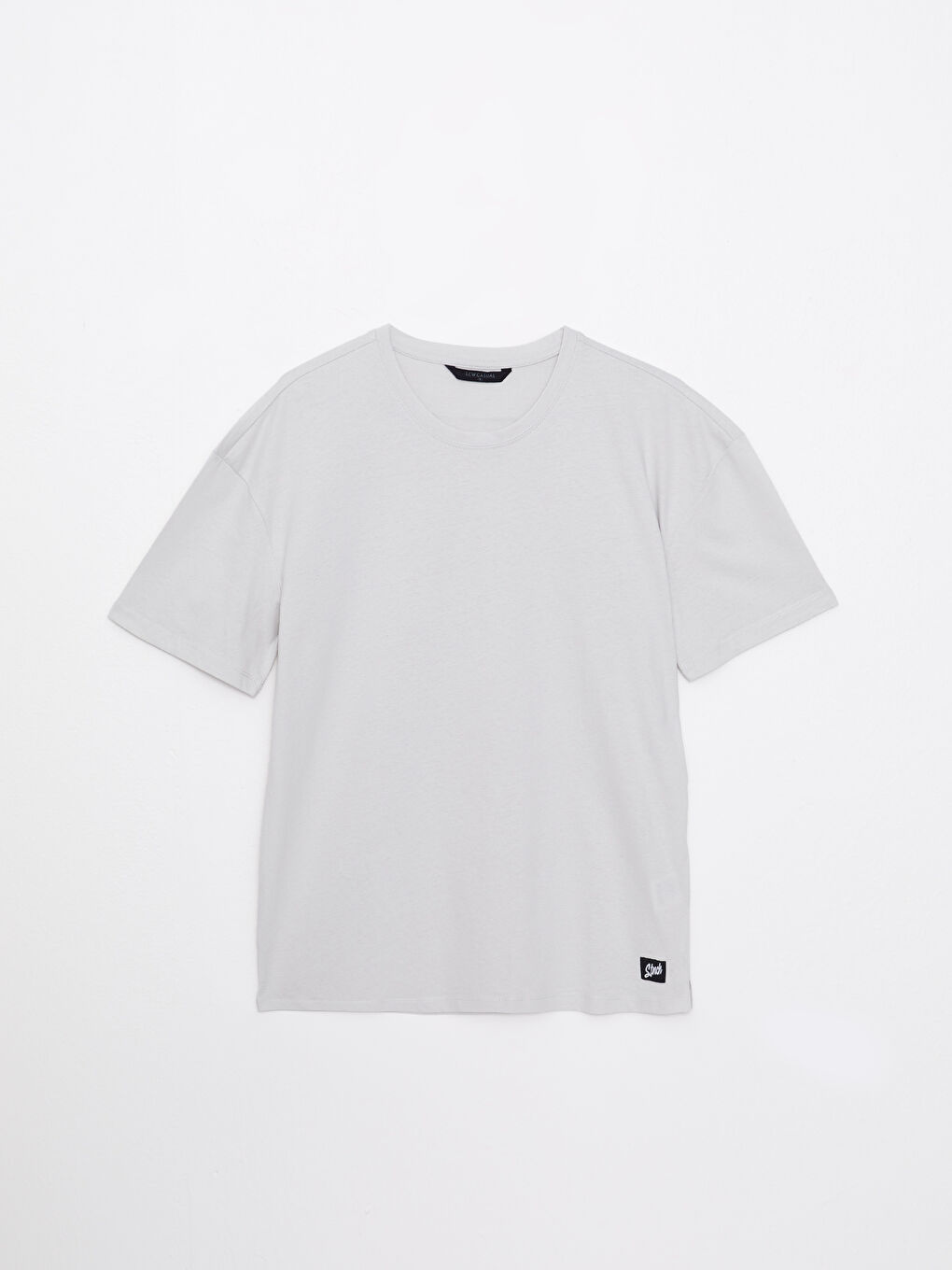 T-Shirt Pour Hommes En Jersey Imprimé À Manches Courtes Et Col Rond Surdimensionné-5