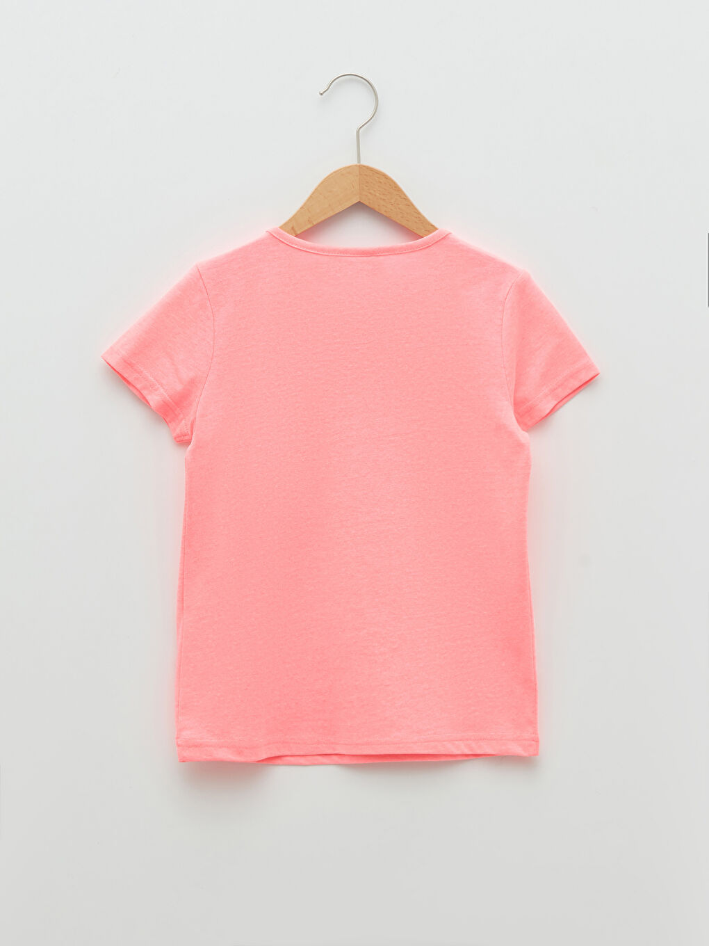 Crew Neck Printed Short Sleeve Girls' T-Shirt-1
