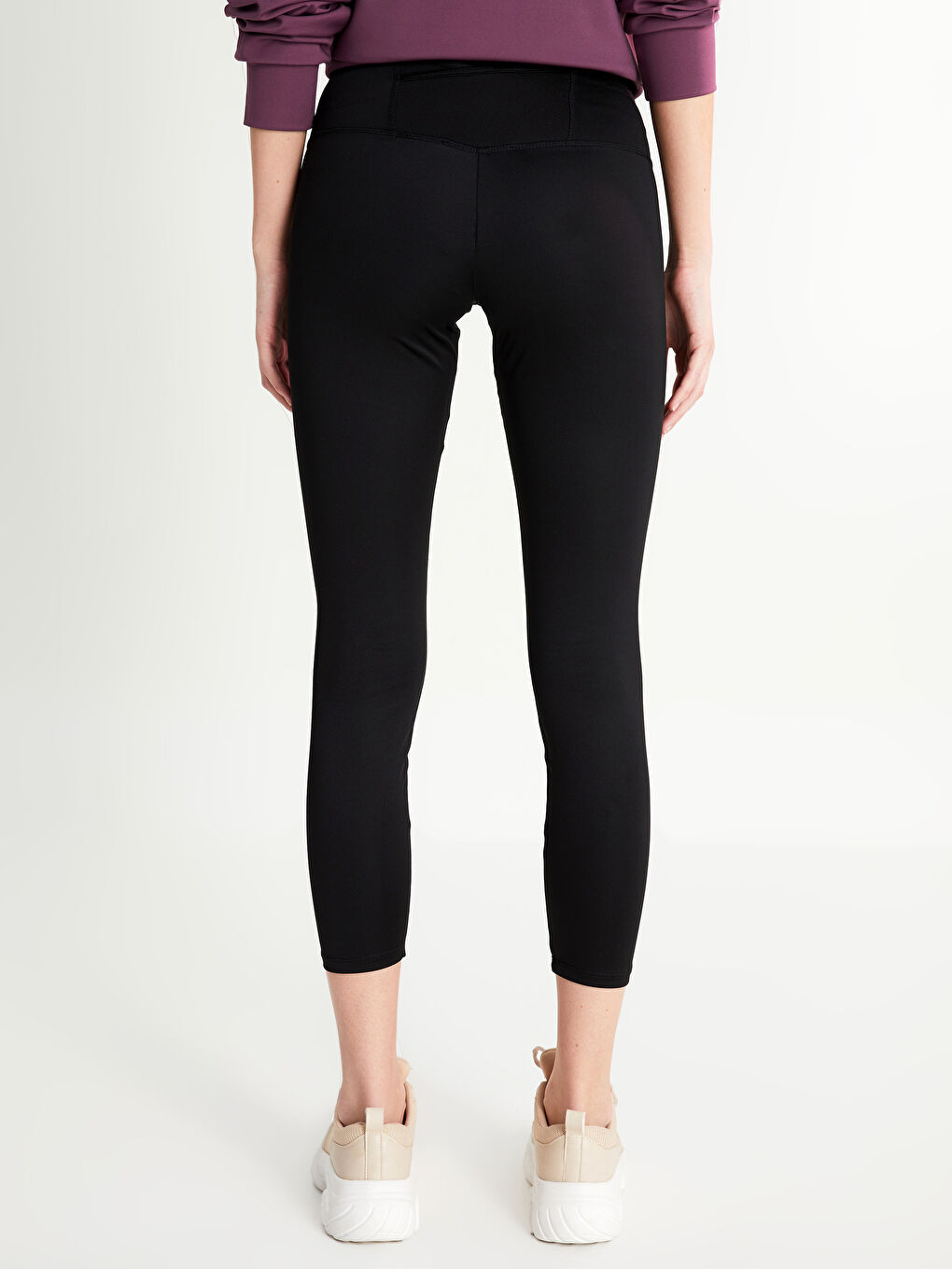 XSIDE ACTIVE Women's Elasticated Waist Plain Sports Leggings -S28324Z8-CVL