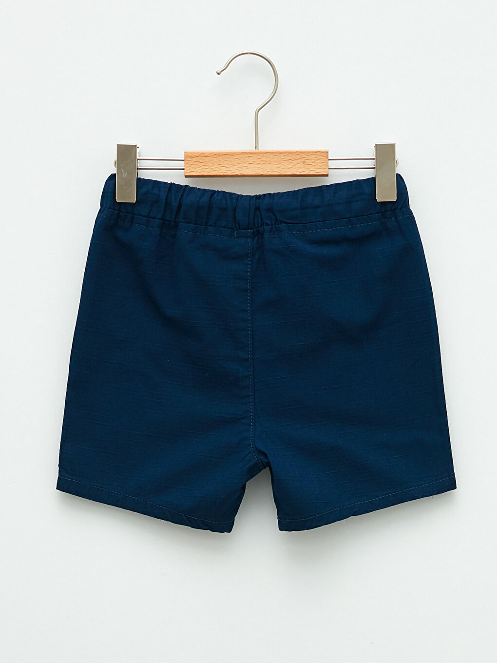 Basic Elastic Waist Baby Boy Gabardine Shorts-1