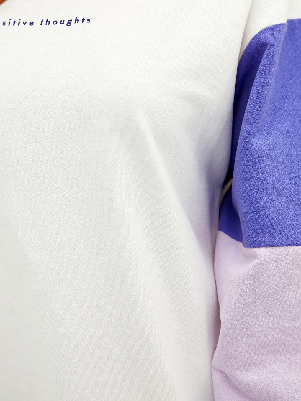 Crew Neck Long Sleeve Women's Dress with Color Block-3