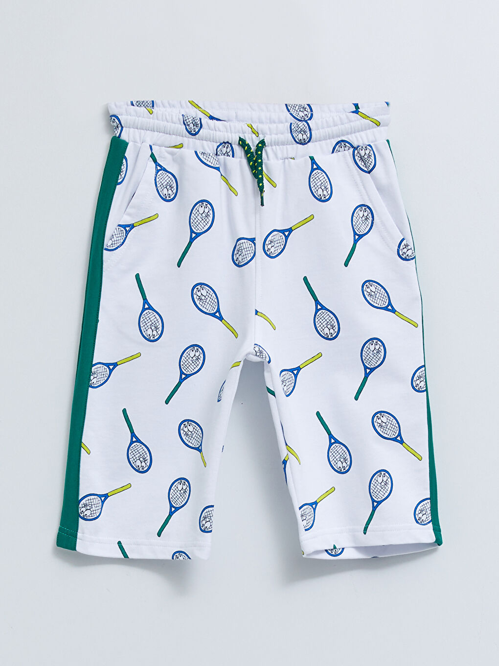 Polo Neck Printed Short Sleeve Boy T-Shirt and Roller-2