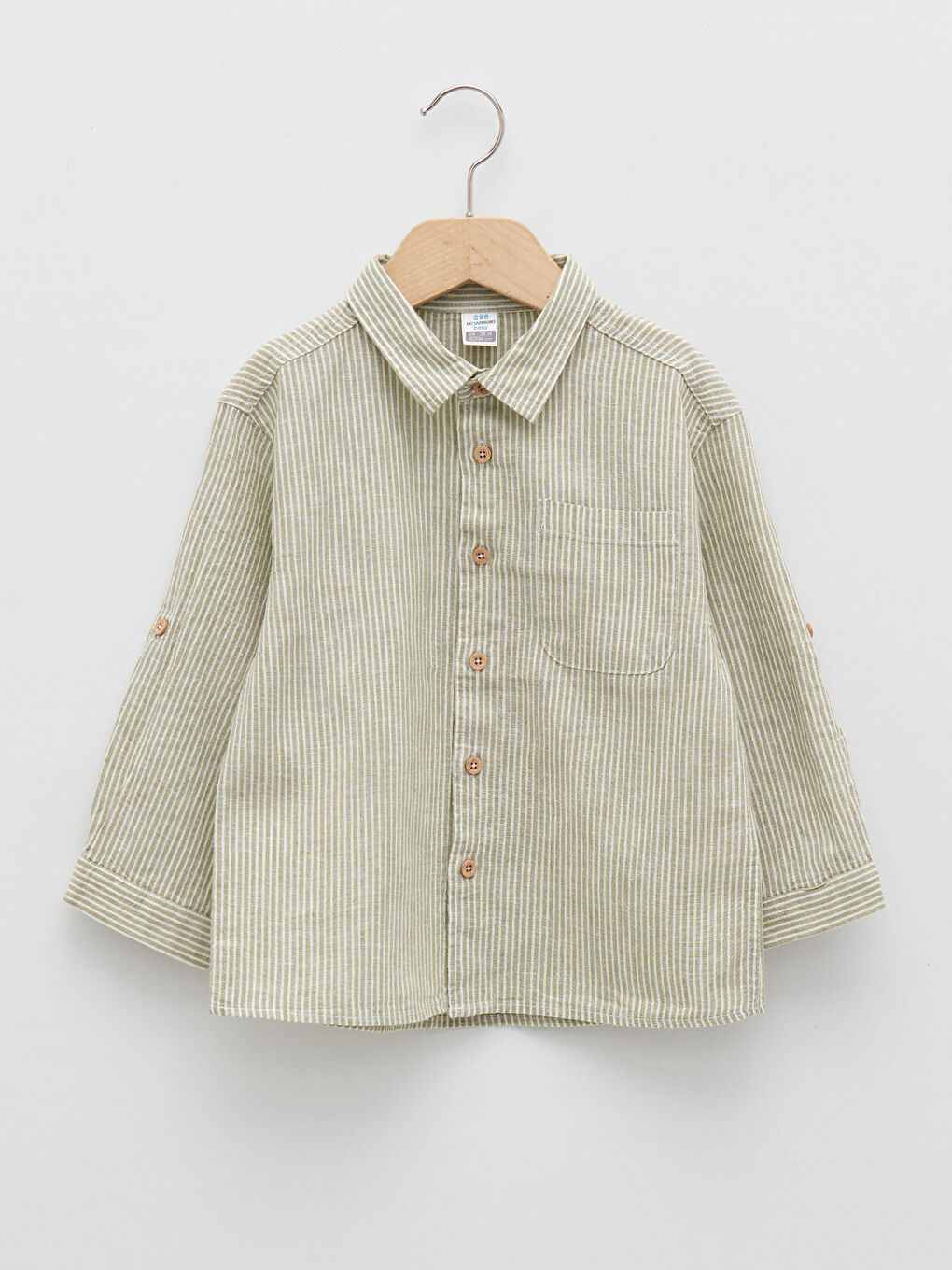 Chemise Rayée à Manches Longues pour Bébés Garçons-1