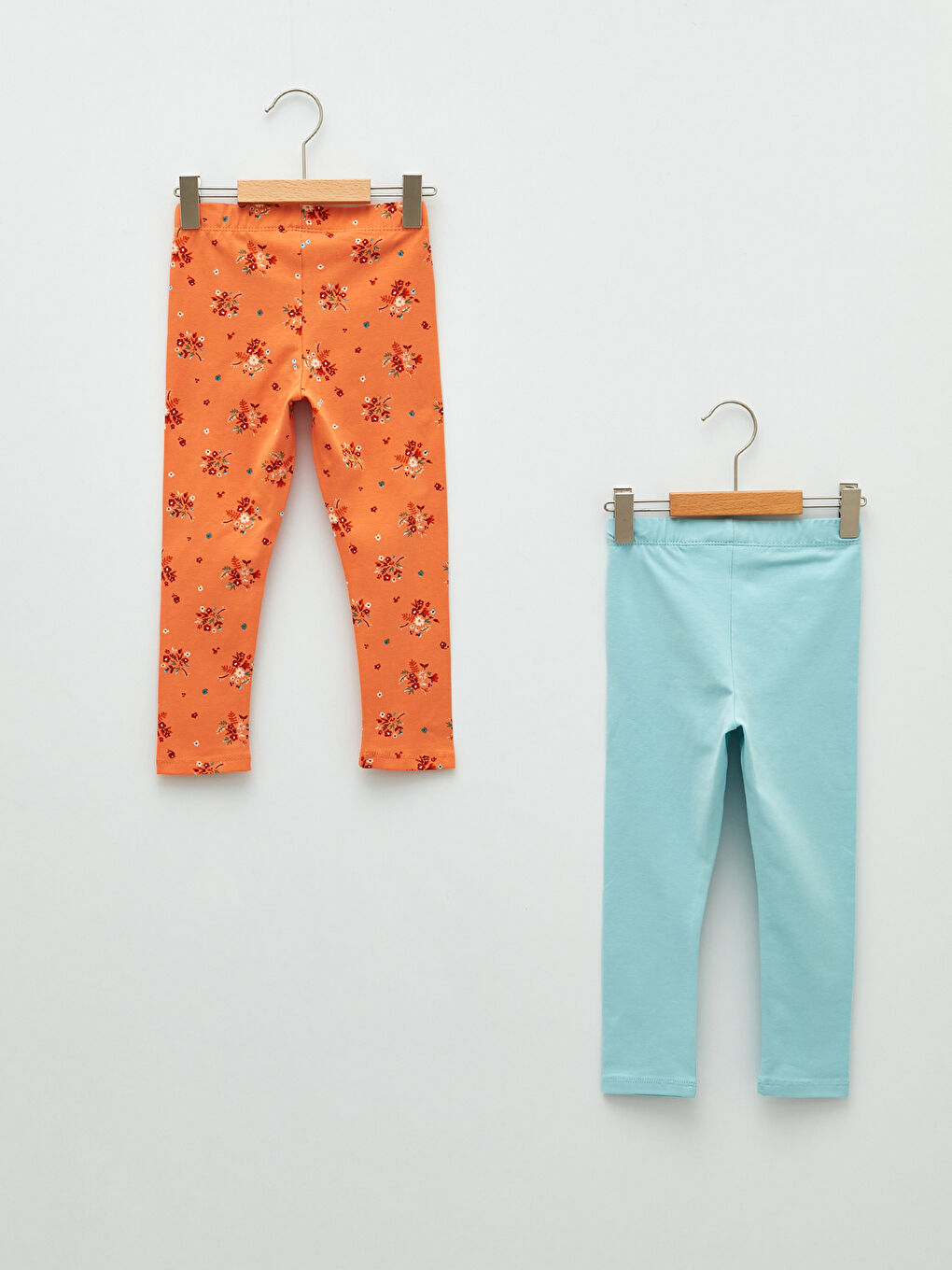 LCW baby Elastic Waist Cotton Baby Girl Tights 2-Pack -S28473Z1-LSR