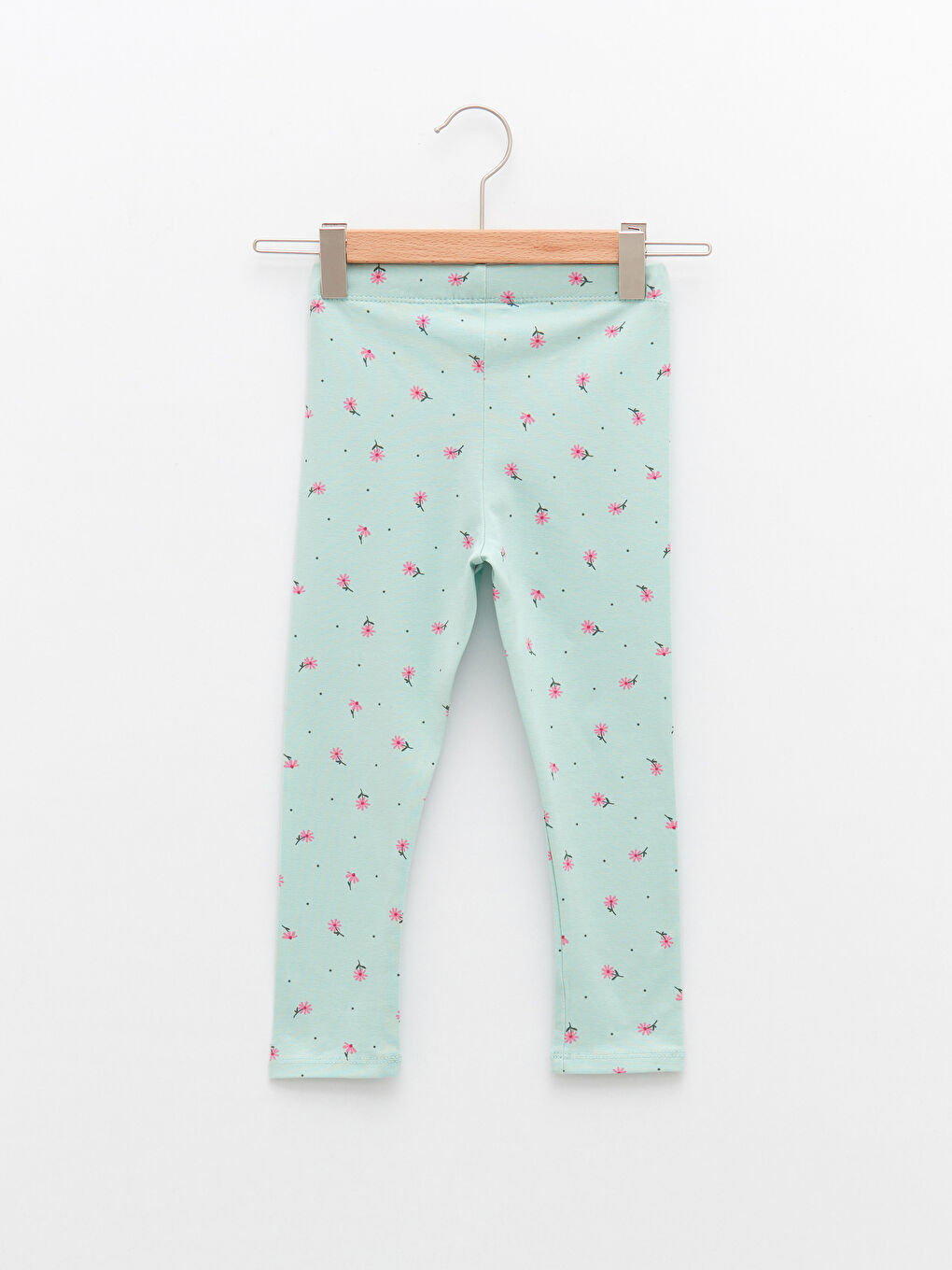 Elasticated Waist Baby Girls' Leggings 2 Pack-2