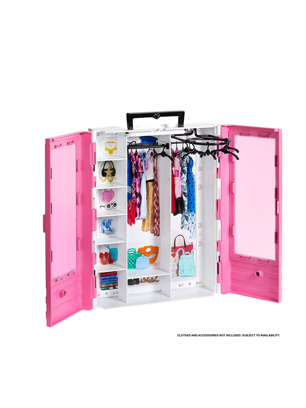 Mattel Barbie Pinker Kleiderschrank Mädchen Spielzeugset-1