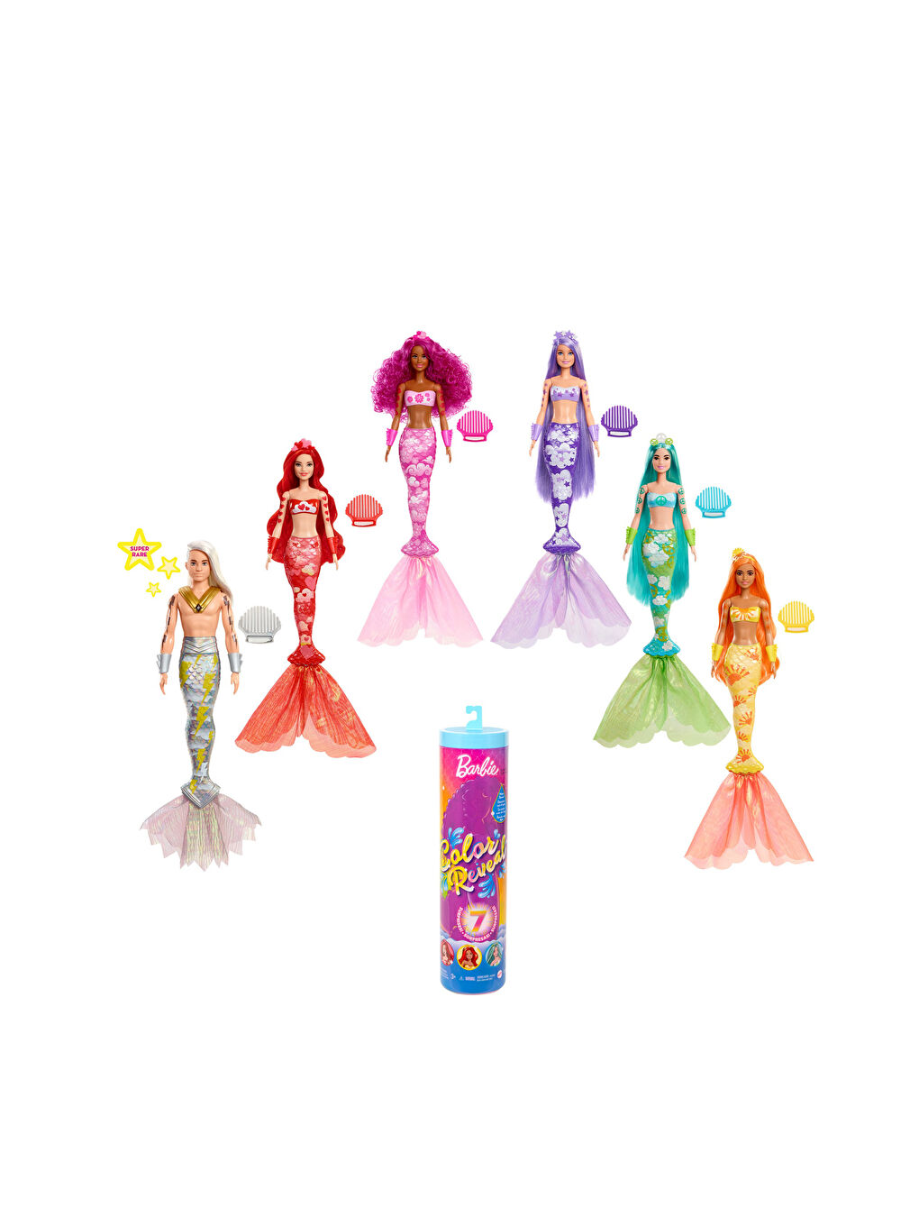 LCW ACCESSORIES Mattel Barbie Color Reveal Girls' Toy Set -S28539Z4-QBC