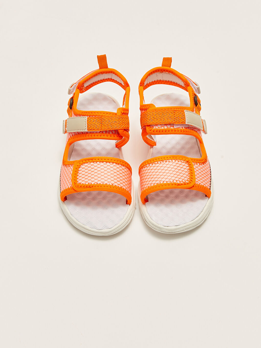Сандалии для девочек с двойными ремешками на застежке-липучке-2