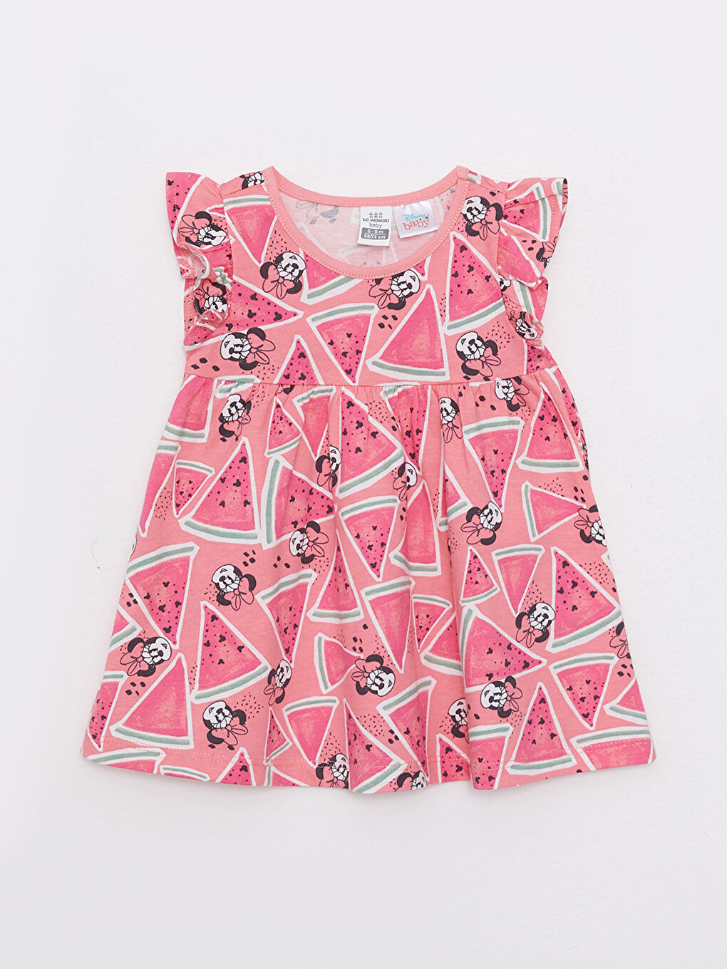 Minnie Mouse Printed Cotton Baby Girl Dress 2 Pack-2
