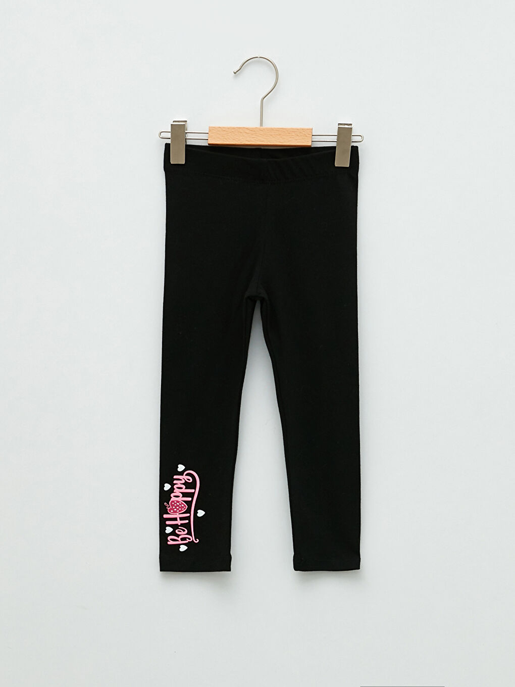 Elastic Waist Printed Cotton Baby Girl Tights