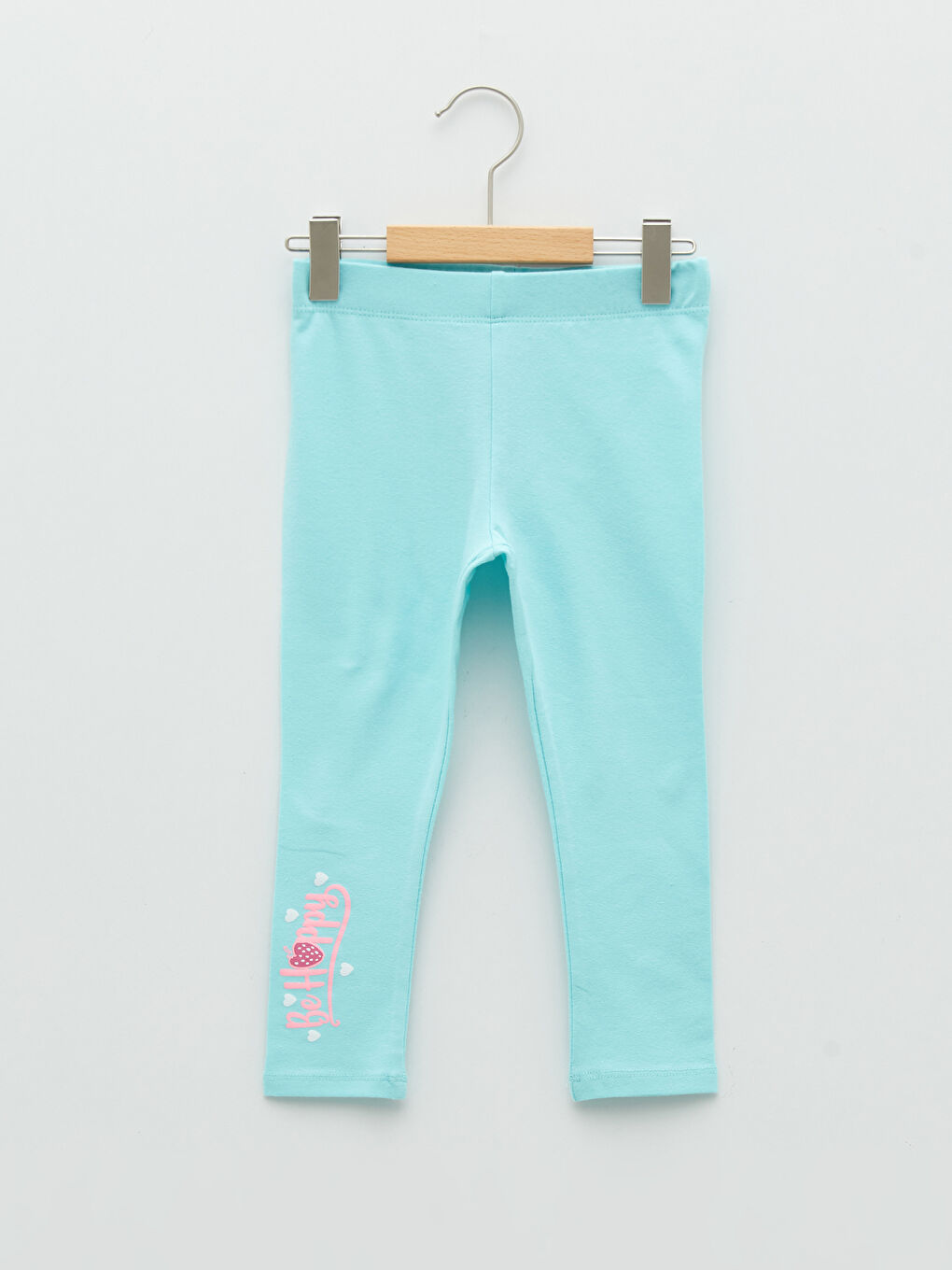 Elastic Waist Printed Cotton Baby Girl Tights