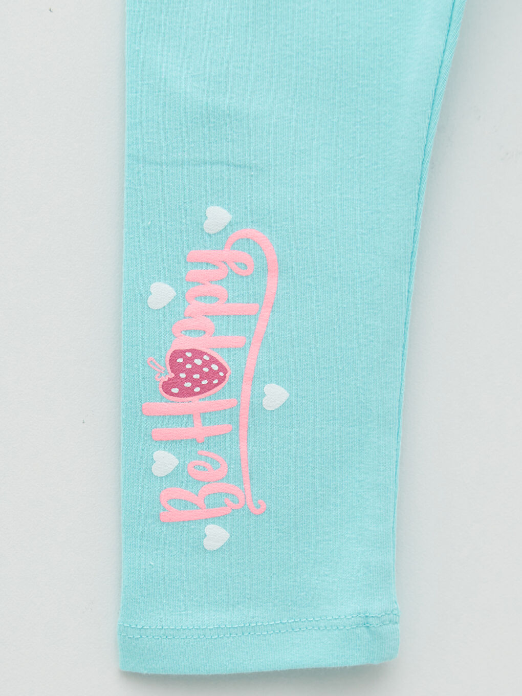 Elastic Waist Printed Cotton Baby Girl Tights-2
