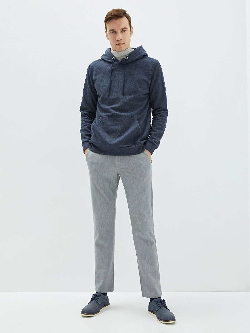 Hanorac cu Mânecă Lungă pentru Bărbați-2