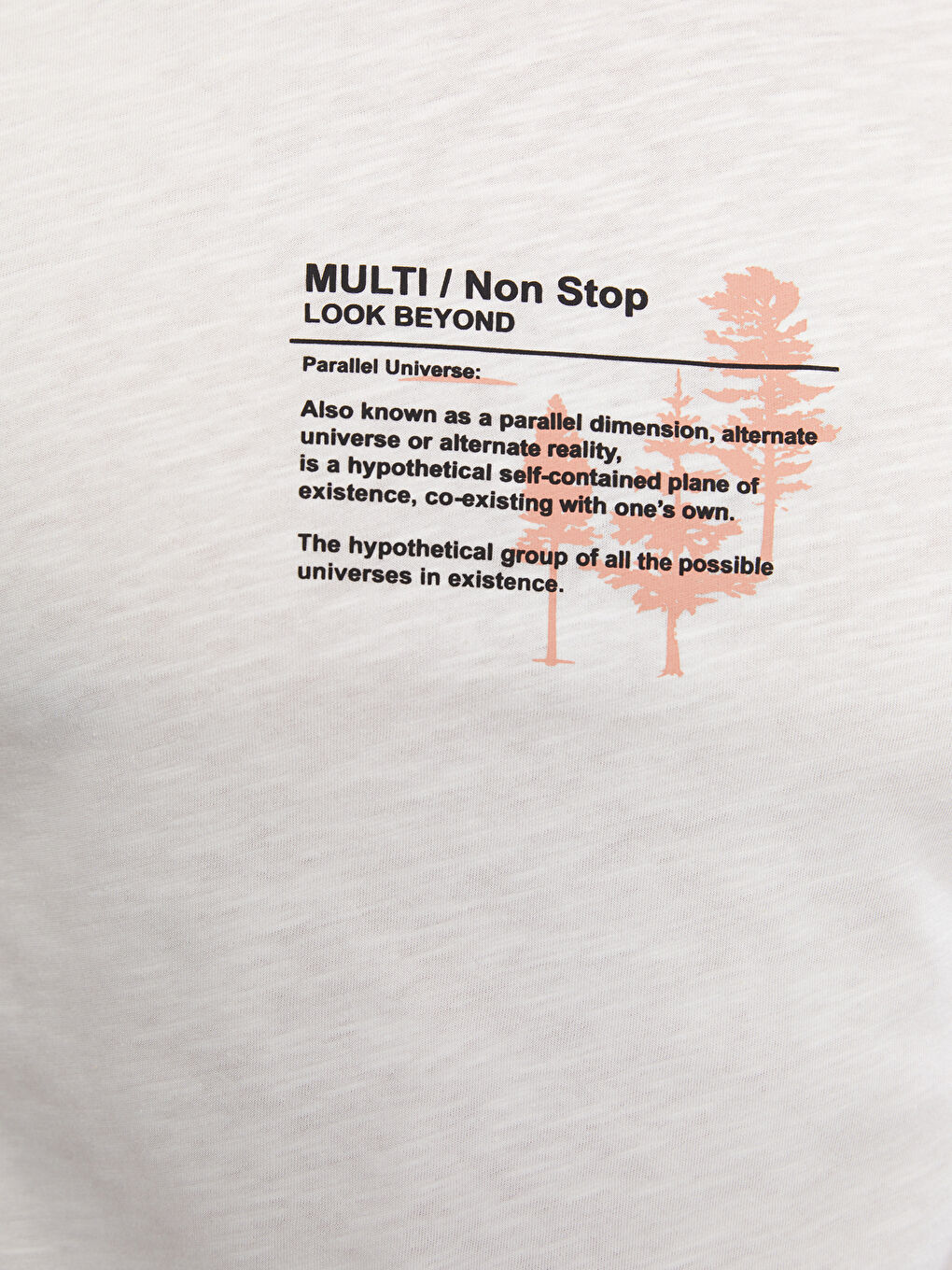 Ерлерге арналған трикотаж дөңгелек жағалы қысқа жең принтті мақта футболка-3